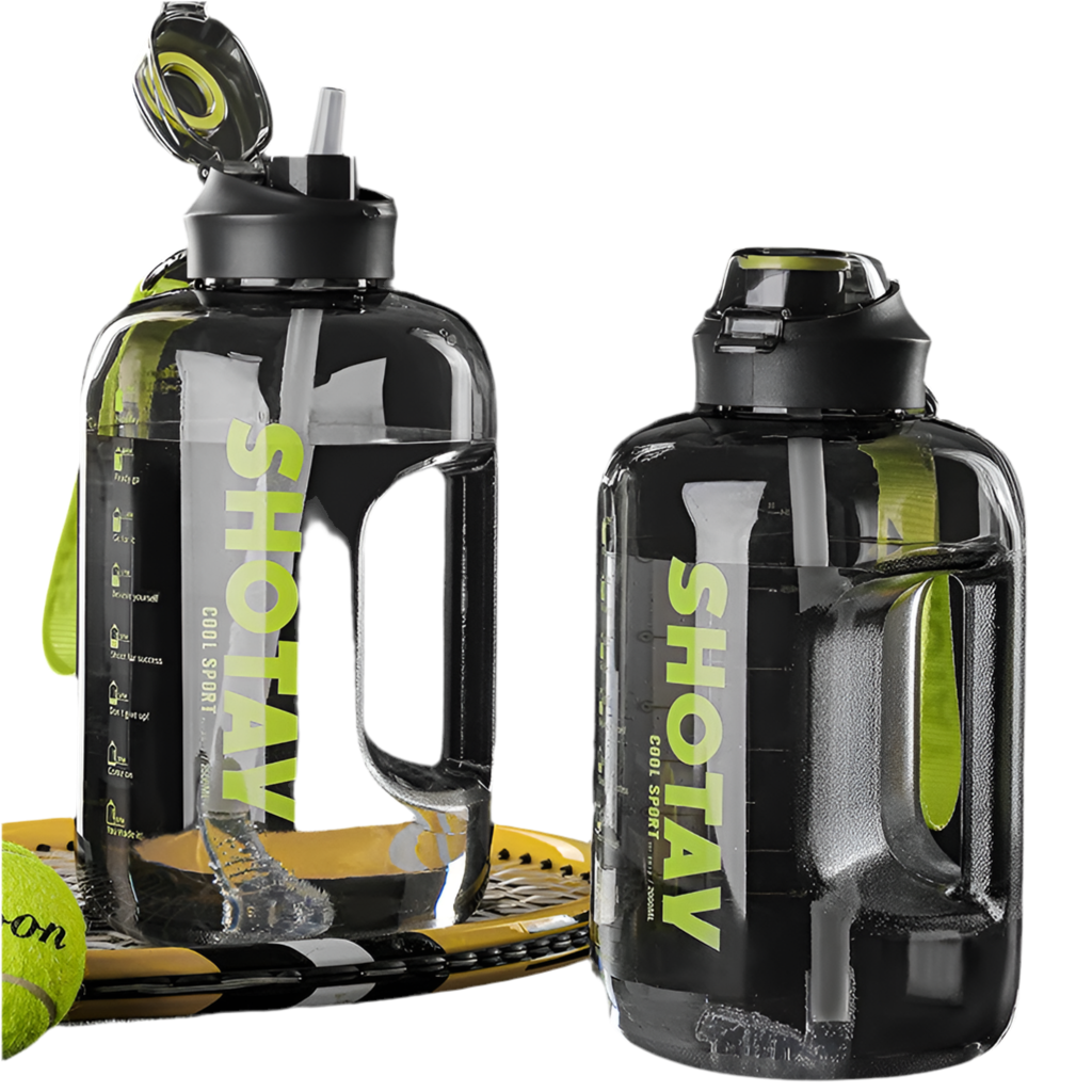 Fitness-Wasserflasche 1,2L – Große Sportflasche für Gym, Outdoor & Büro