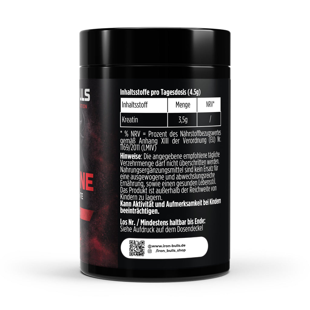 Kreatin Monohydrat Raspberry 500g – Premium Kreatin Pulver für Muskelaufbau