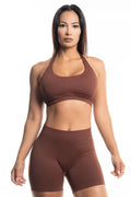 "ILAYA“ SPORT BRA MAHOGANY