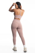 "NOYA“ HIGH WAIST SEAMLESS LEGGINGS ROSEWOOD