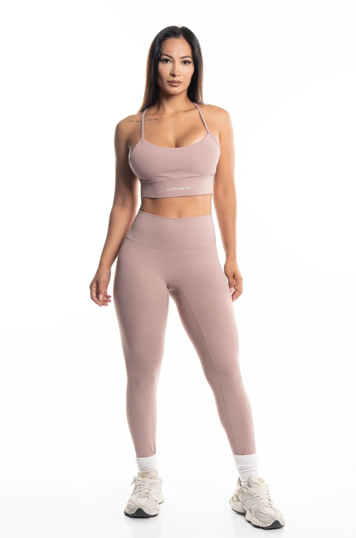 "NOYA“ HIGH WAIST SEAMLESS LEGGINGS ROSEWOOD